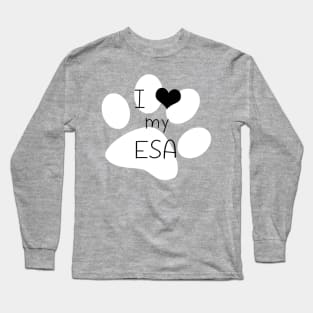 I Love My ESA Long Sleeve T-Shirt